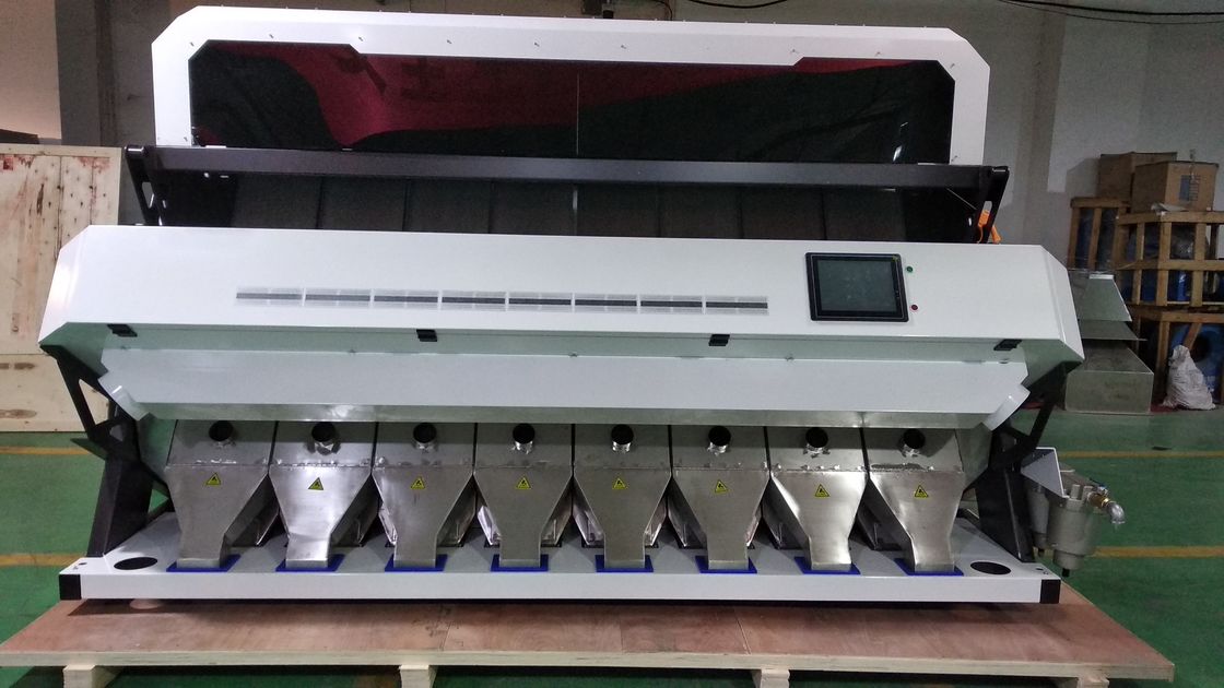 Alto selezionatore di colore del grano degli scivoli di capacità di lavorazione 8, vaglio del grano del CCD