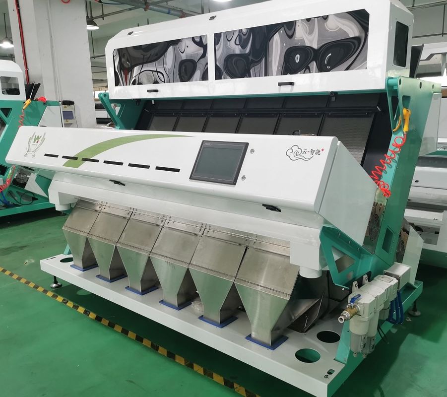 selezionatore multifunzionale di colore 1100kgs, selezionatore di colore del cereale del miglio con l'espulsore del metallo