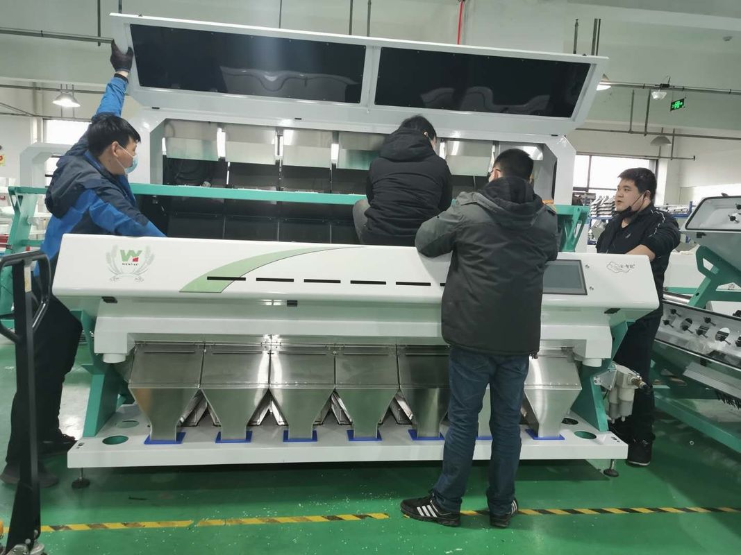 Macchina bianca del selezionatore di colore del sesamo del sensore del CCD di Toshiba per i punti neri