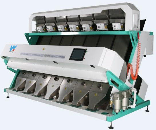 240V 50Hz Mung multifunzionale Bean Color Sorter Machine 7 fa scendere
