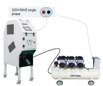 Vaglio di colore del riso di 32 Channnels Mini Rice Color Sorter Machine ampiamente usato nel mercato dell'Indonesia