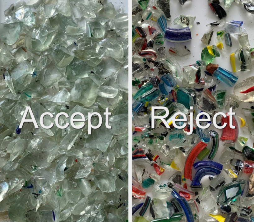 Vaglio di colore di capacità elevata per l'HDPE di plastica di vetro misto del PVC del pe