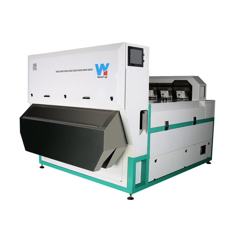 1 selezionatore di colore del minerale metallifero del selezionatore di colore del quarzo del nastro trasportatore con 4 vibratori