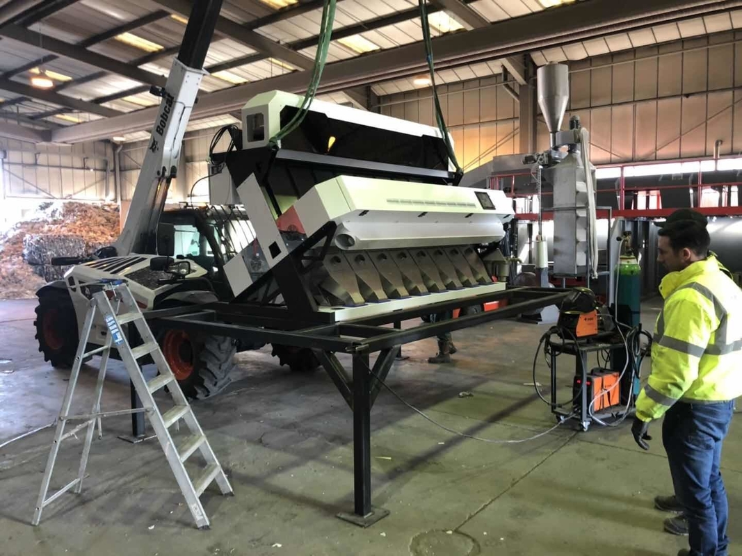 Capacità di lavorazione ottica del vaglio 4000kg/H del grano della telecamera CCD 320 canali