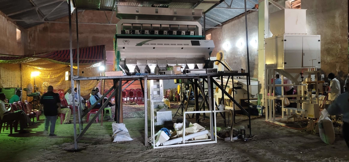 Capacità di lavorazione ottica del vaglio 5000kg/H di colore della macchina fotografica di Rgb delle lenticchie della soia di Dall