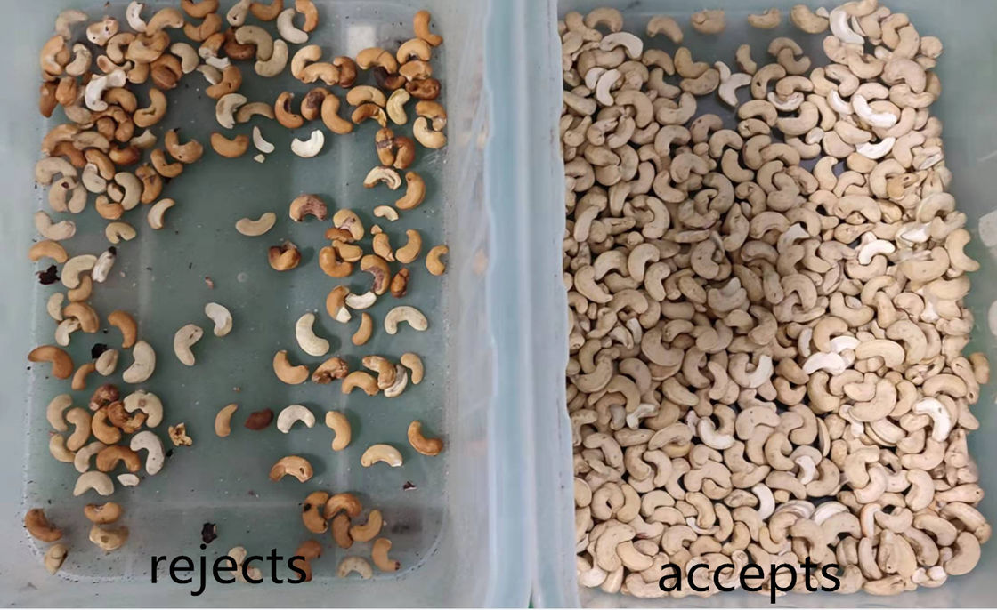 Selezionatore automatico di colore del riso del CCD per l'eliminazione dei dadi gialli neri dei fagioli della lenticchia dell'avena del riso