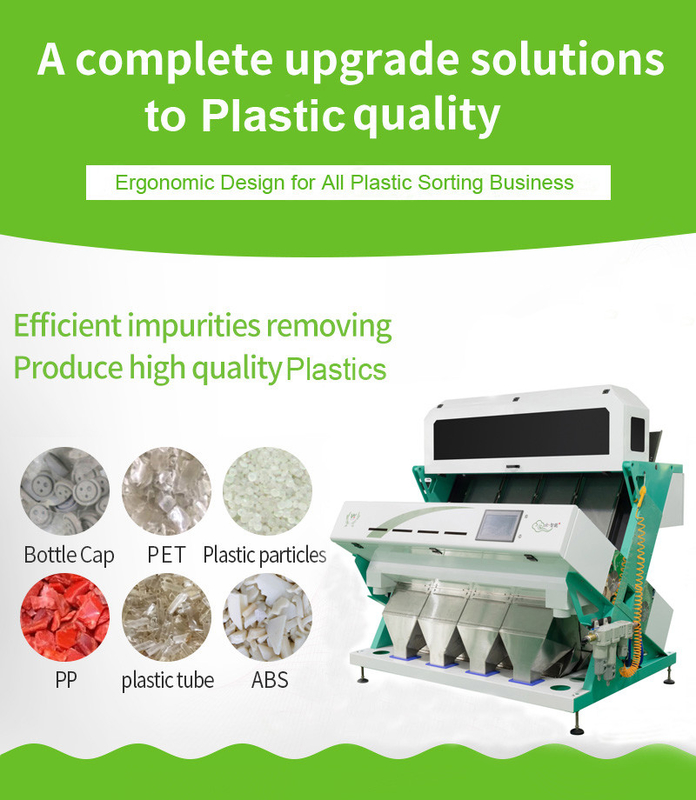 256 canali con il PVC dell'ABS dell'ANIMALE DOMESTICO della macchina fotografica di Toshiba rottamano i fiocchi di plastica colorano il vaglio