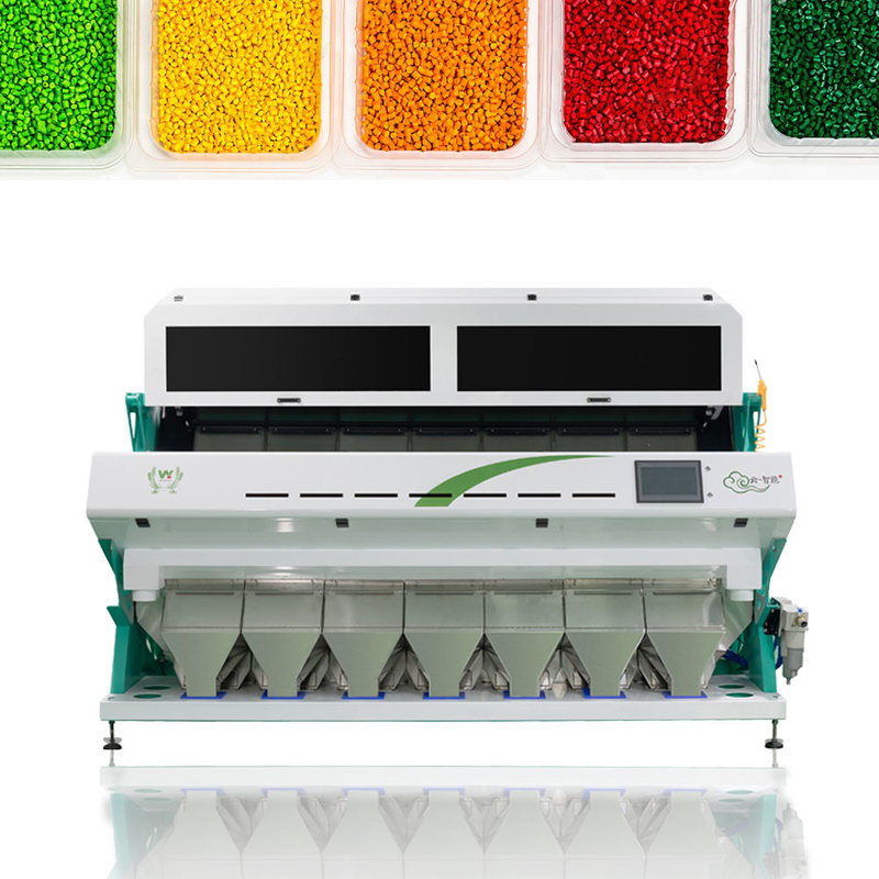 Selezionatore di plastica ottico di colore del CCD per la macchina utensile di riciclaggio di plastica una garanzia da 2 anni
