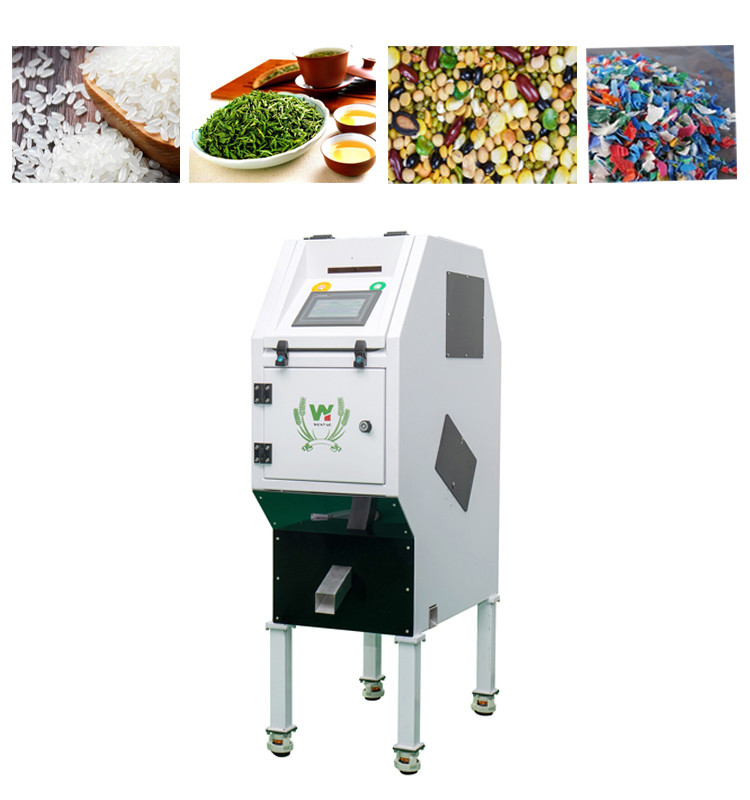 Mini Rice Color Sorting Machine ad alta velocità per giallo/riso di Bastami