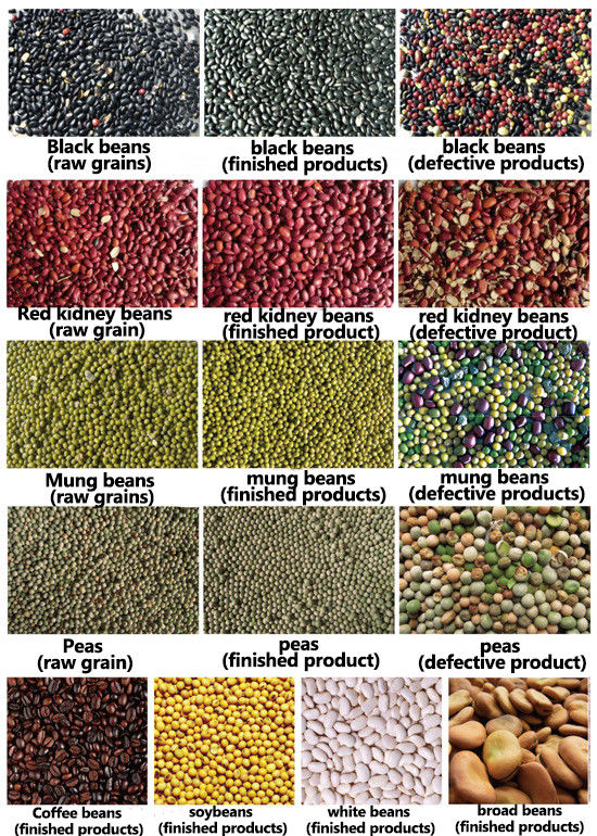 Capacità di lavorazione di Red Green Bean Cardamom Multifunction Color Sorter 3t/H