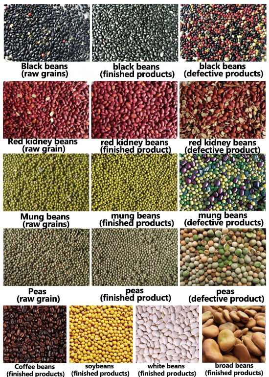 Capacità di lavorazione di Red Green Bean Cardamom Multifunction Color Sorter 3t/H