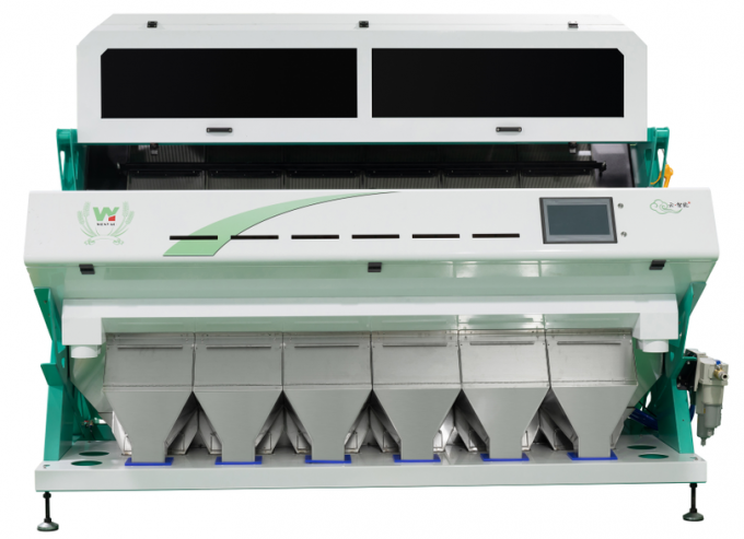 Intelligente macchina per la selezione del colore delle noci di cashew con sensore Toshiba CCD e fotocamera RGB 5