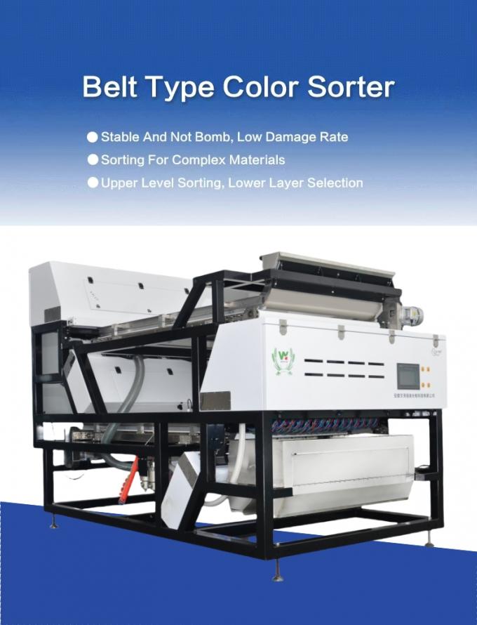 Alta capacità Wenyao doppio strato cintura secco e bagnato minerale di pietra minerale Color Sorting Machine con ejettor SMC 16 fori ugelli 0