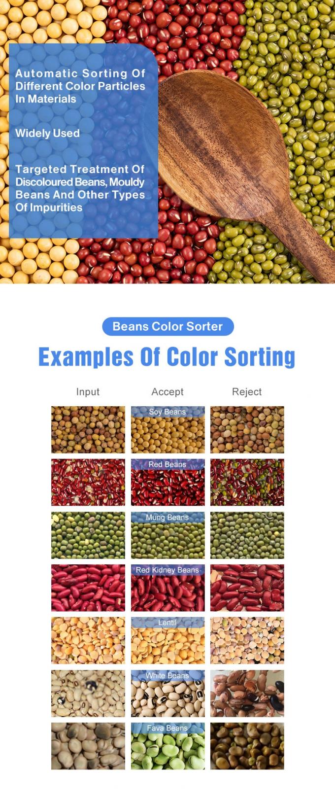 Wenyao Cina Prezzo di fabbrica completamente automatico Fagioli rossi Reni Fagioli Color Sorting Machine 1