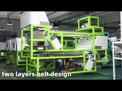 Tipo cintura doppi stadi Color Sorting Machine per classificare il vetro